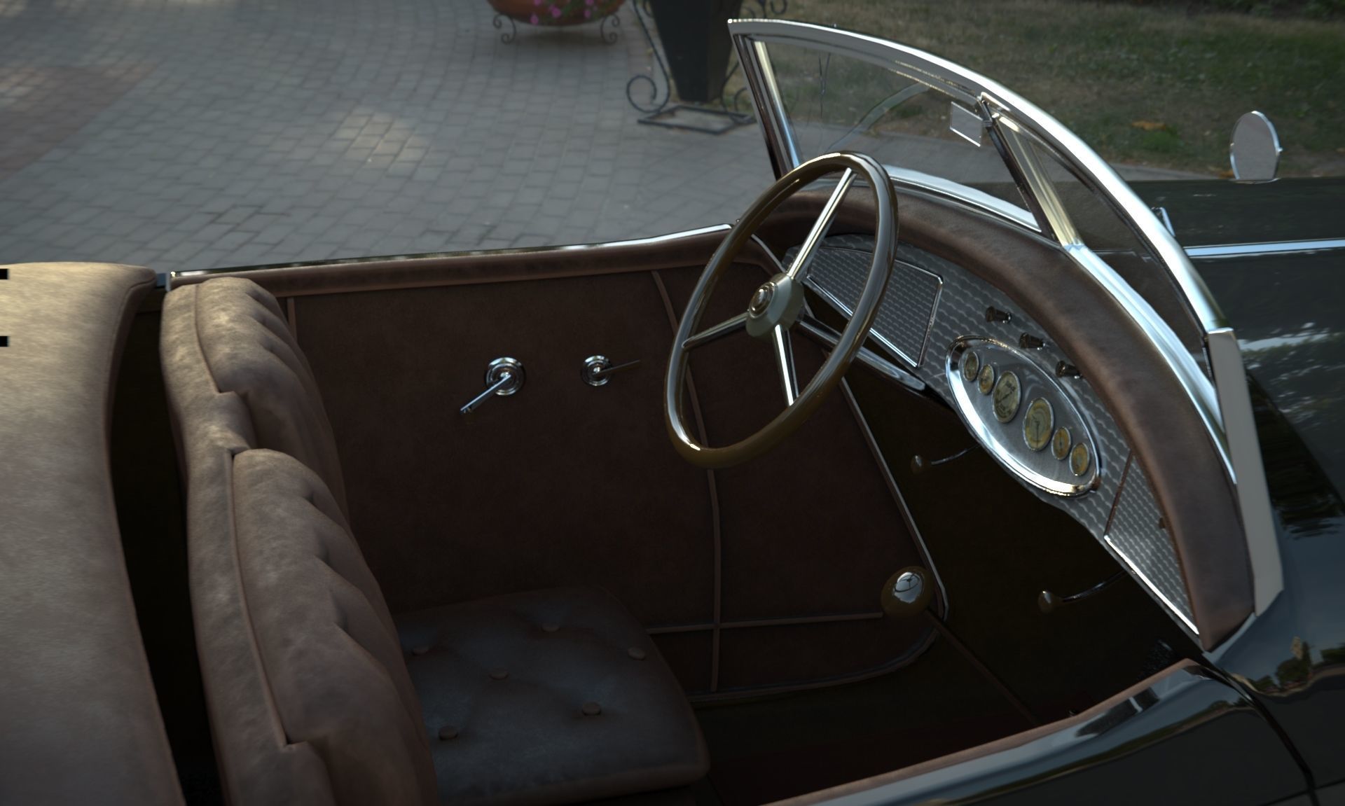 Chrysler Imperial 1932 Blender 2 81 3D Moldel 3D model_11