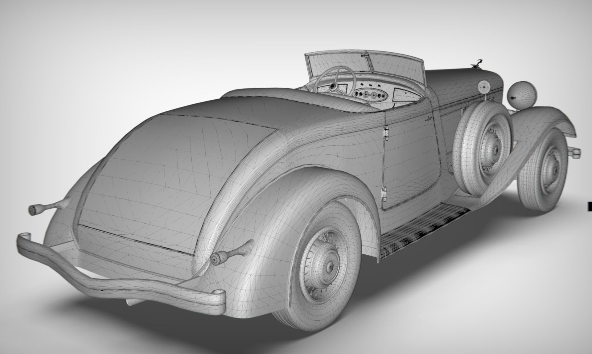 Chrysler Imperial 1932 Blender 2 81 3D Moldel 3D model_16