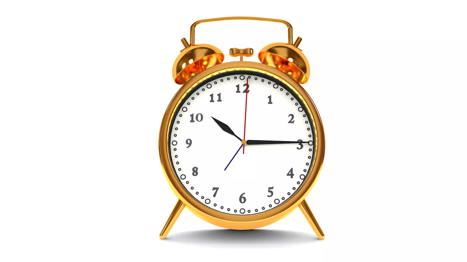 Vintage Alarm clock 3Dmodel 3D model