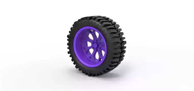 Offroad wheel for lifted trucks