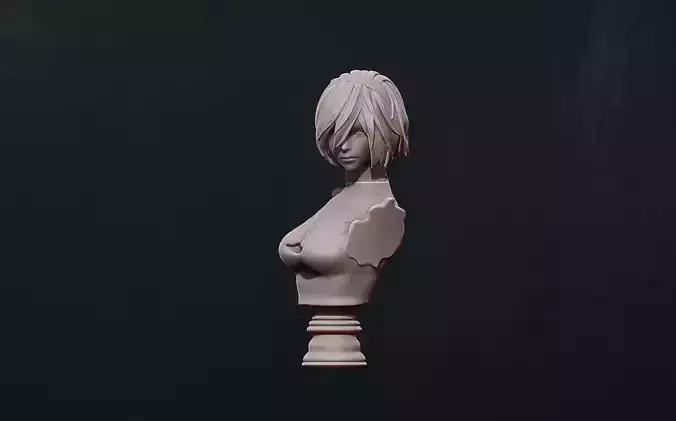 2B - nier automata - 3d print bust
