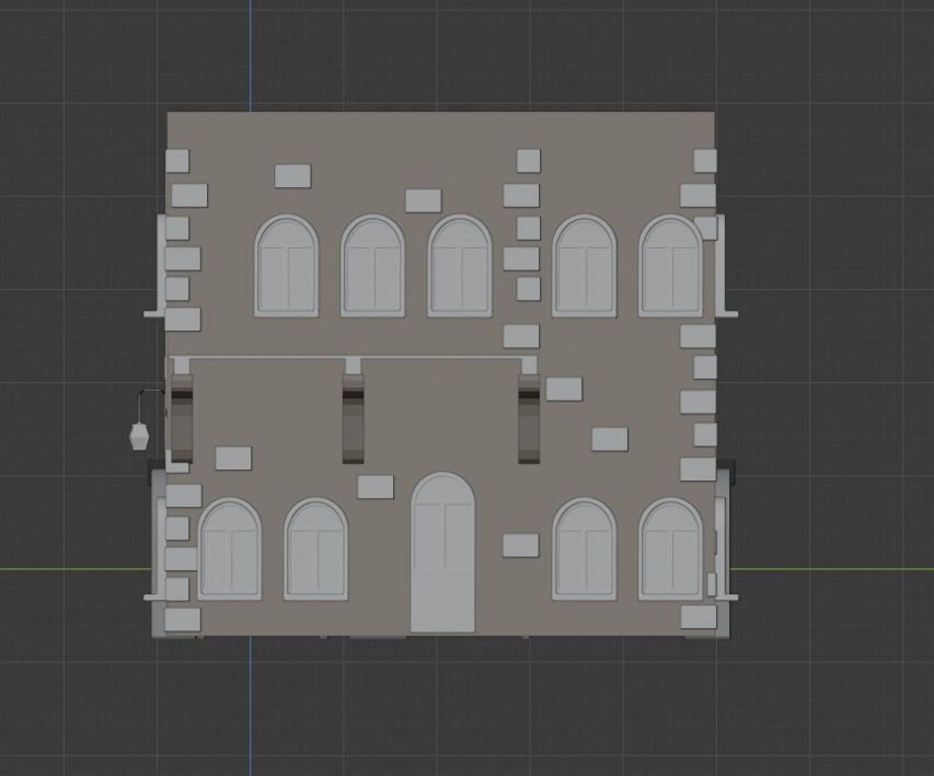 House for Game Low-poly 3D model_14