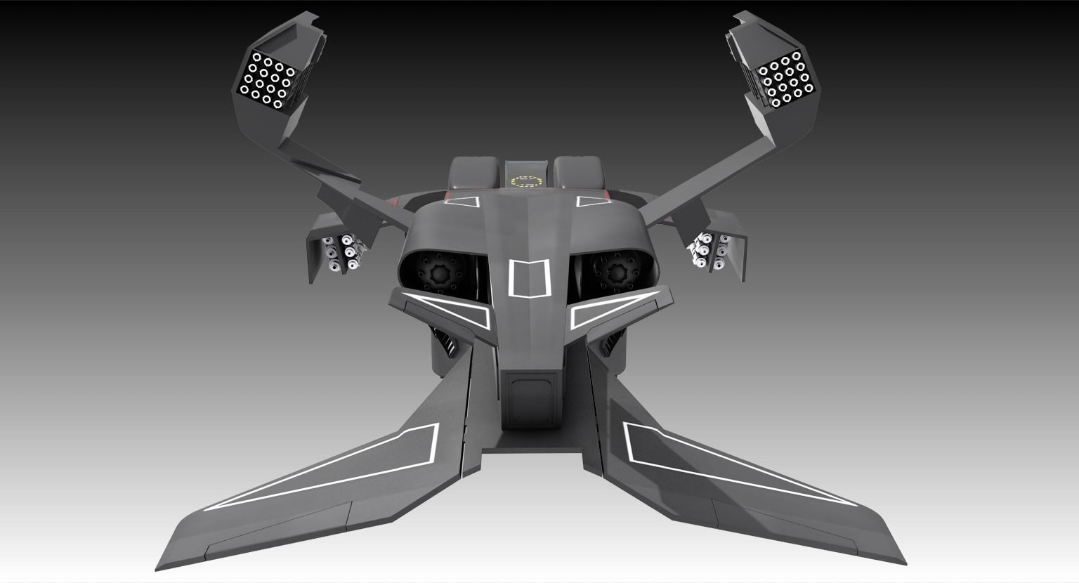 Aliens USMC Dropship Free 3D model_12