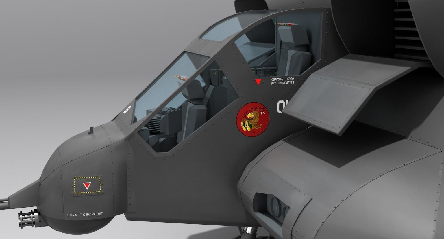 Aliens USMC Dropship Free 3D model_7