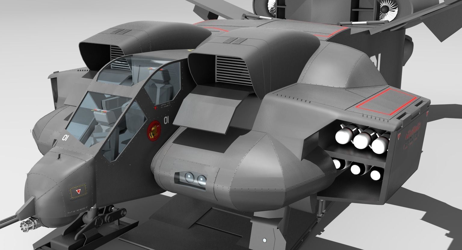 Aliens USMC Dropship Free 3D model_3