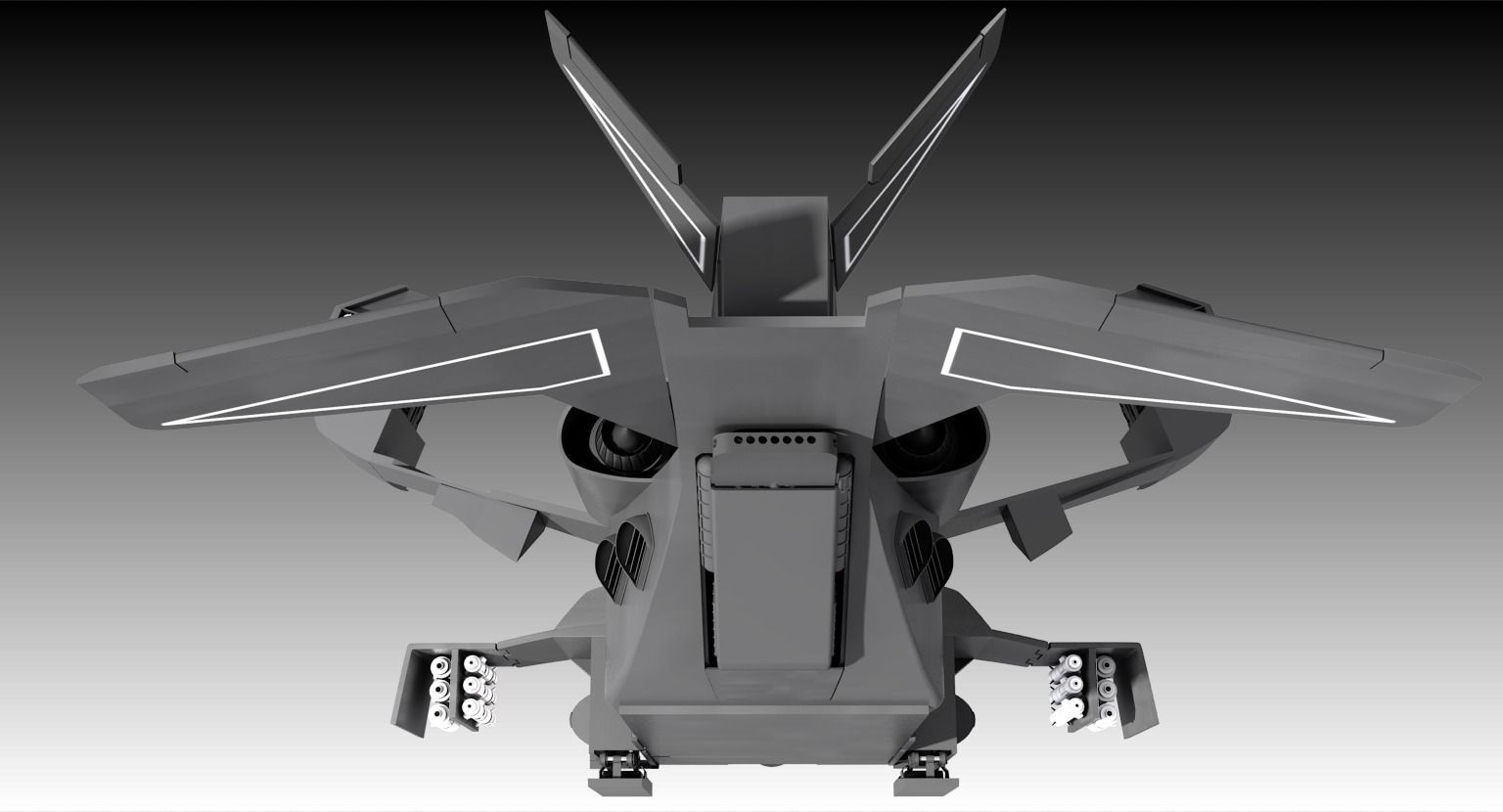 Aliens USMC Dropship Free 3D model_15