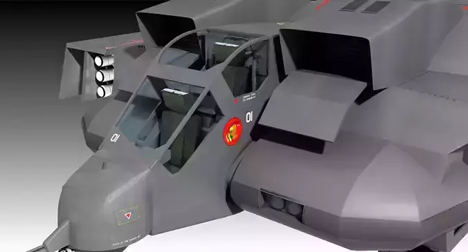 Aliens USMC Dropship Free 3D model