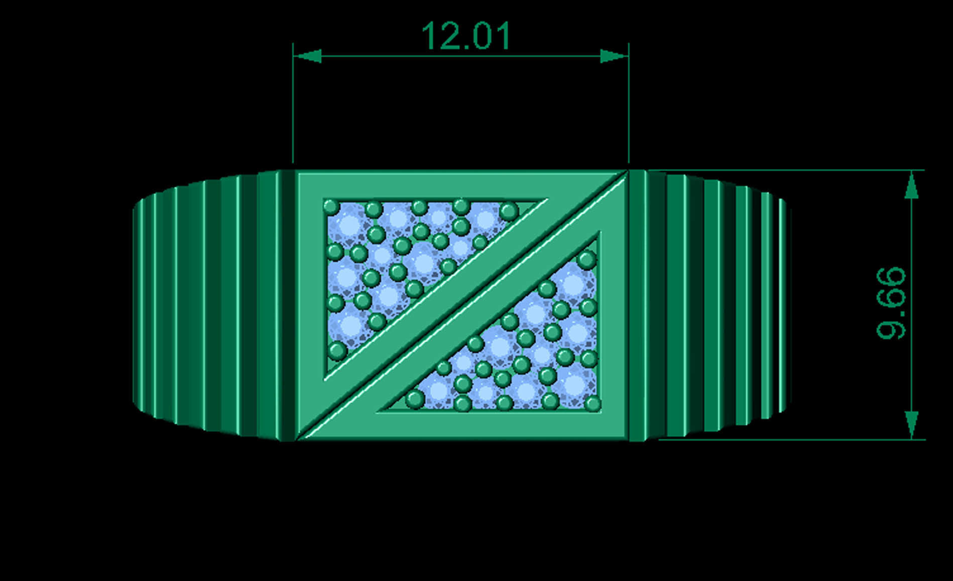 DIAMOND GENTS RING CAN PRINT WITH ANY CAM MACHINE 3D print model_8