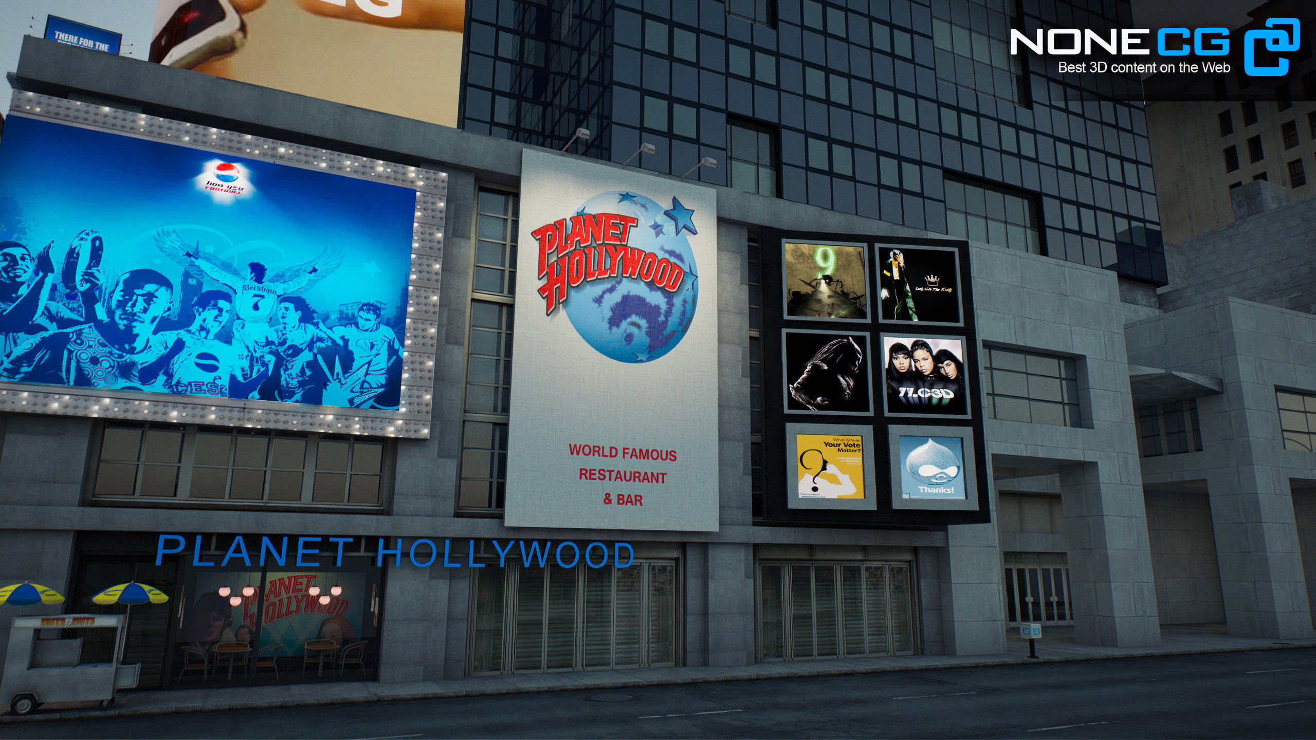 NYC Times Square v2 3D model_26