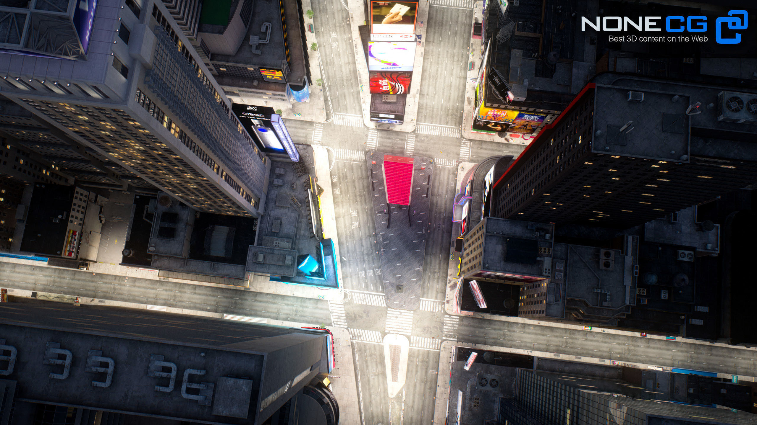 NYC Times Square v2 3D model_22