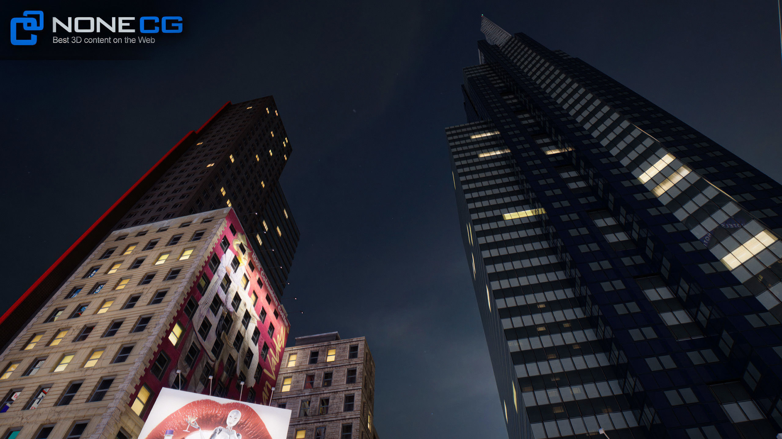 NYC Times Square v2 3D model_46
