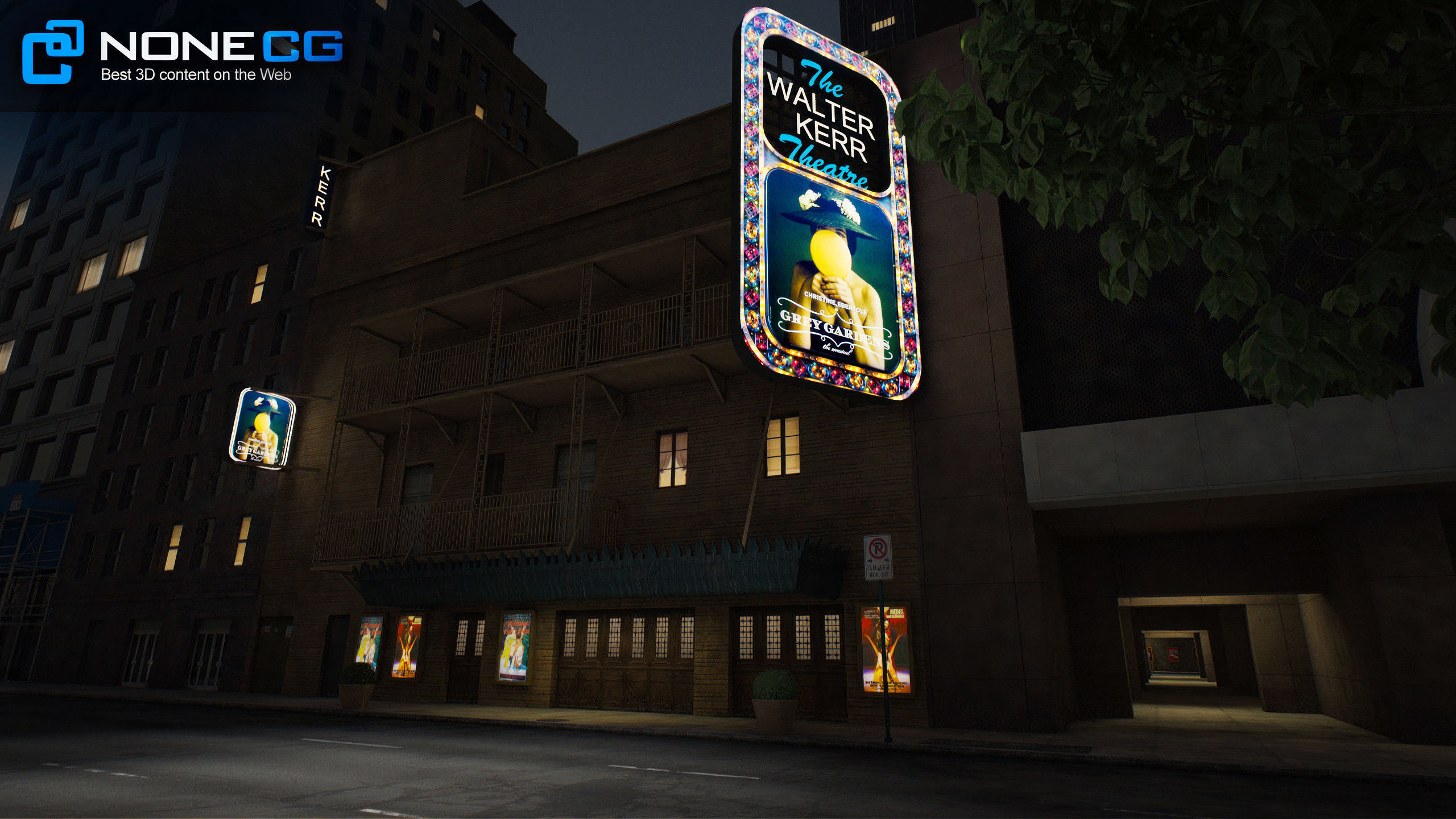 NYC Times Square v2 3D model_23