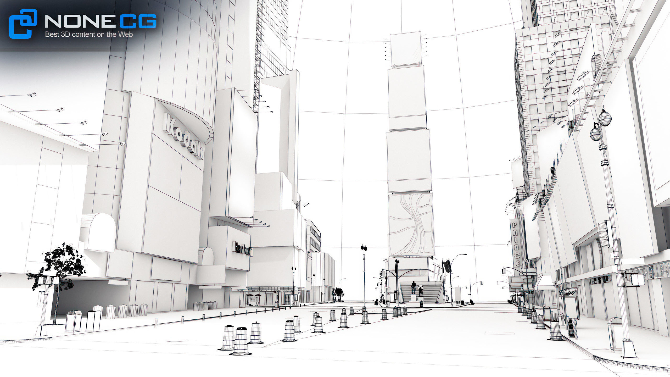 NYC Times Square v2 3D model_62