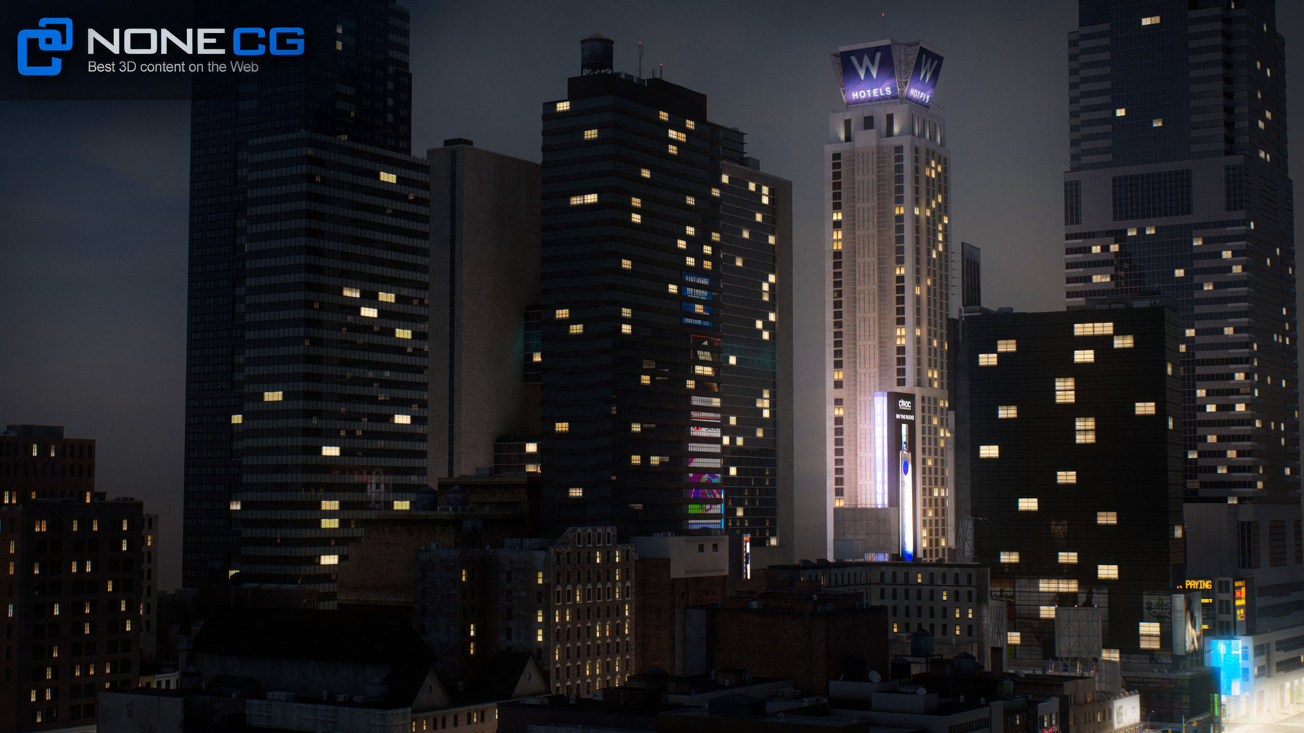 NYC Times Square v2 3D model_19