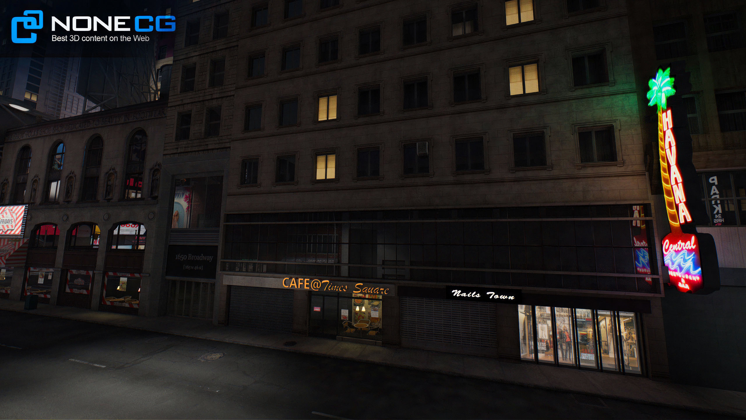 NYC Times Square v2 3D model_43