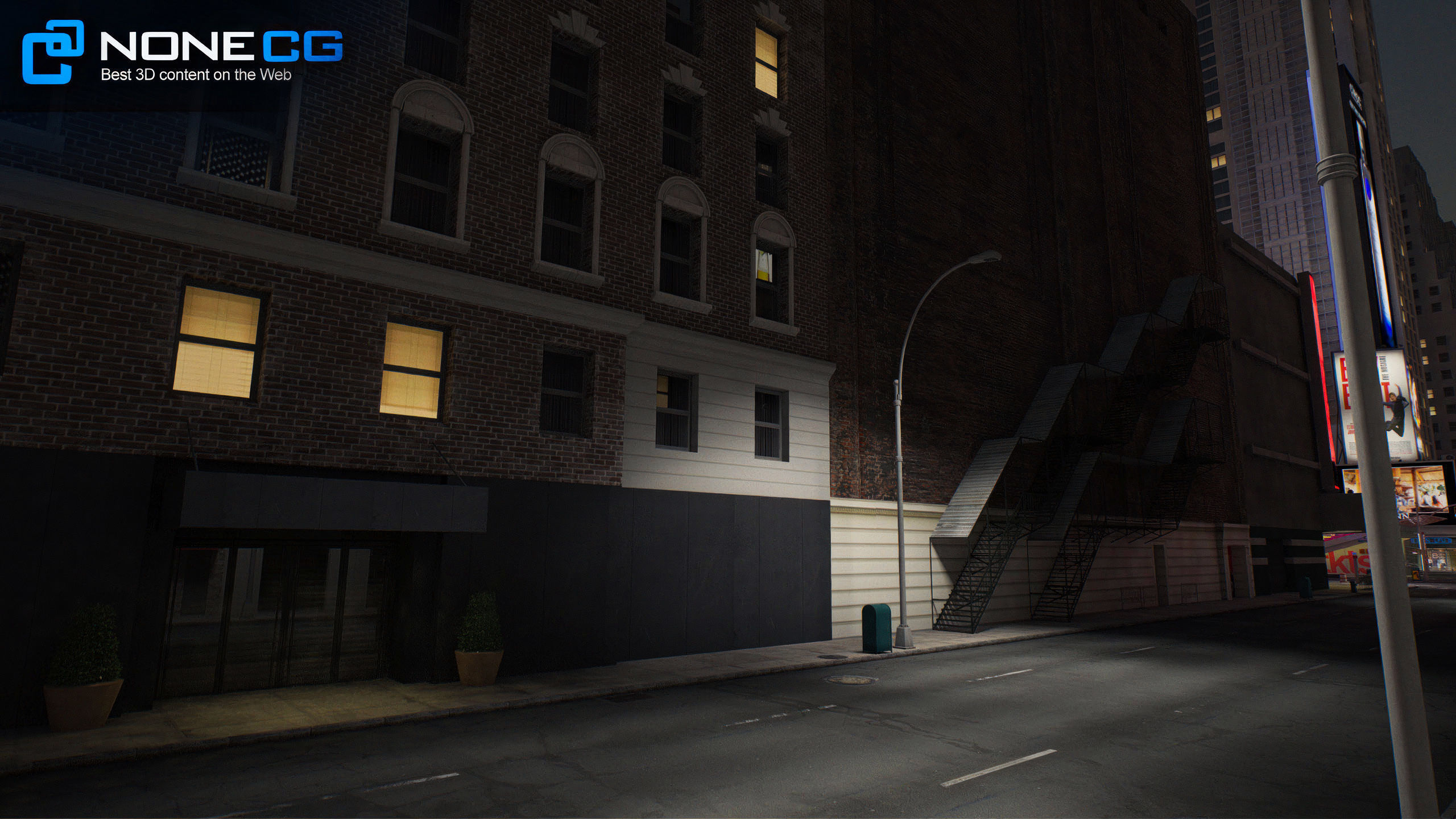 NYC Times Square v2 3D model_50