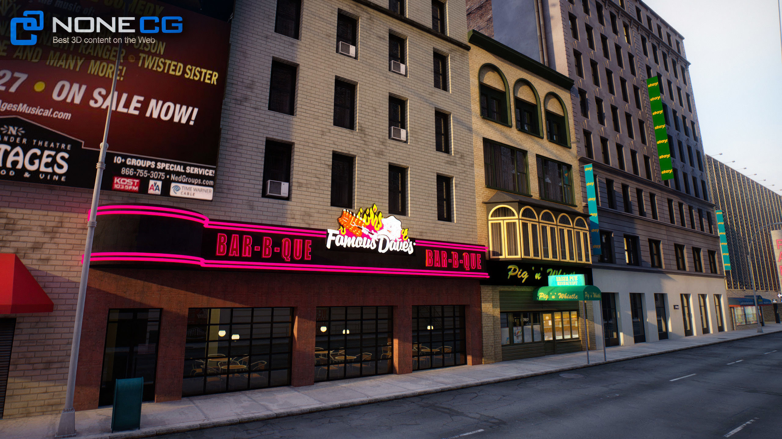 NYC Times Square v2 3D model_44