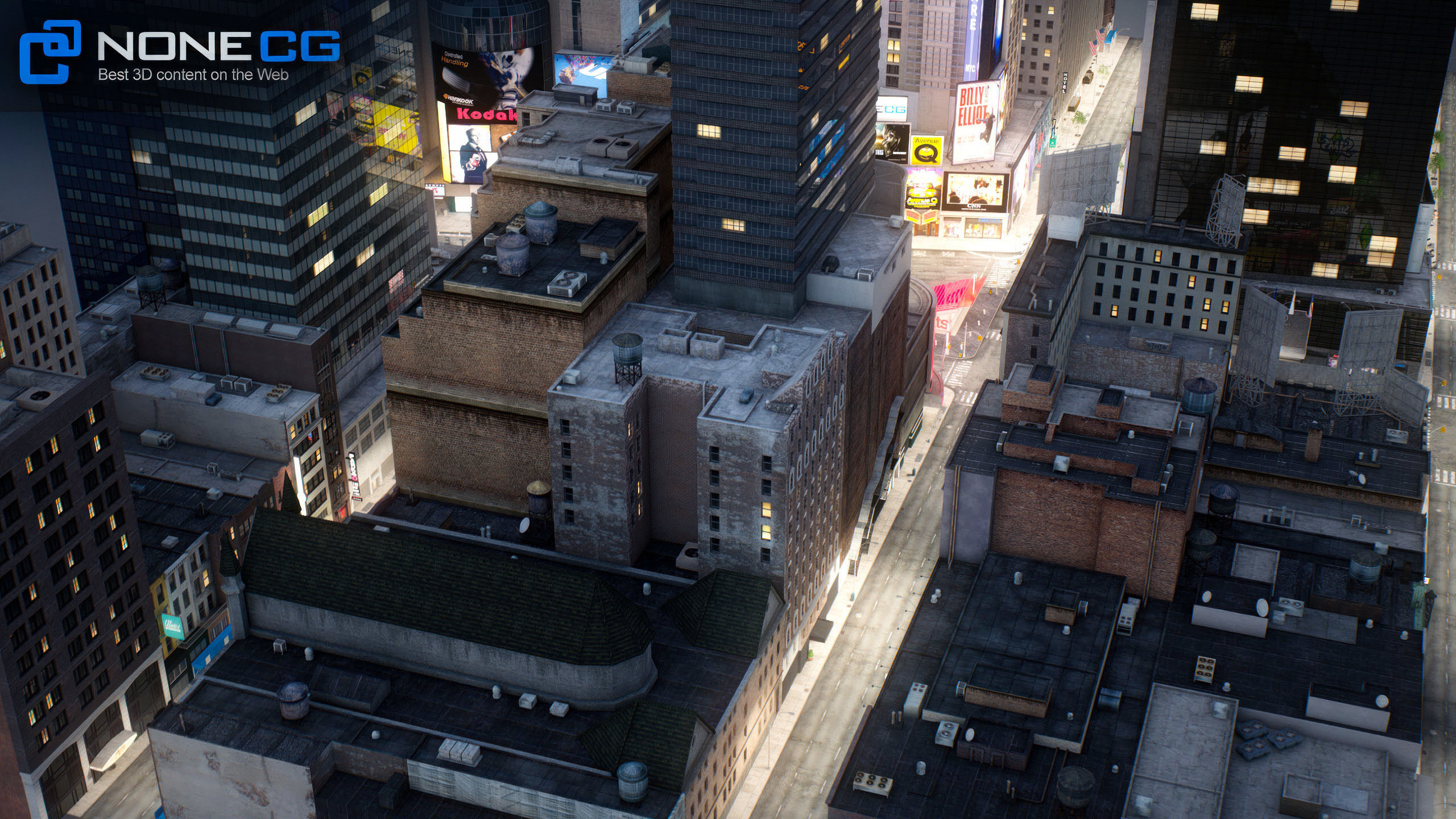 NYC Times Square v2 3D model_14
