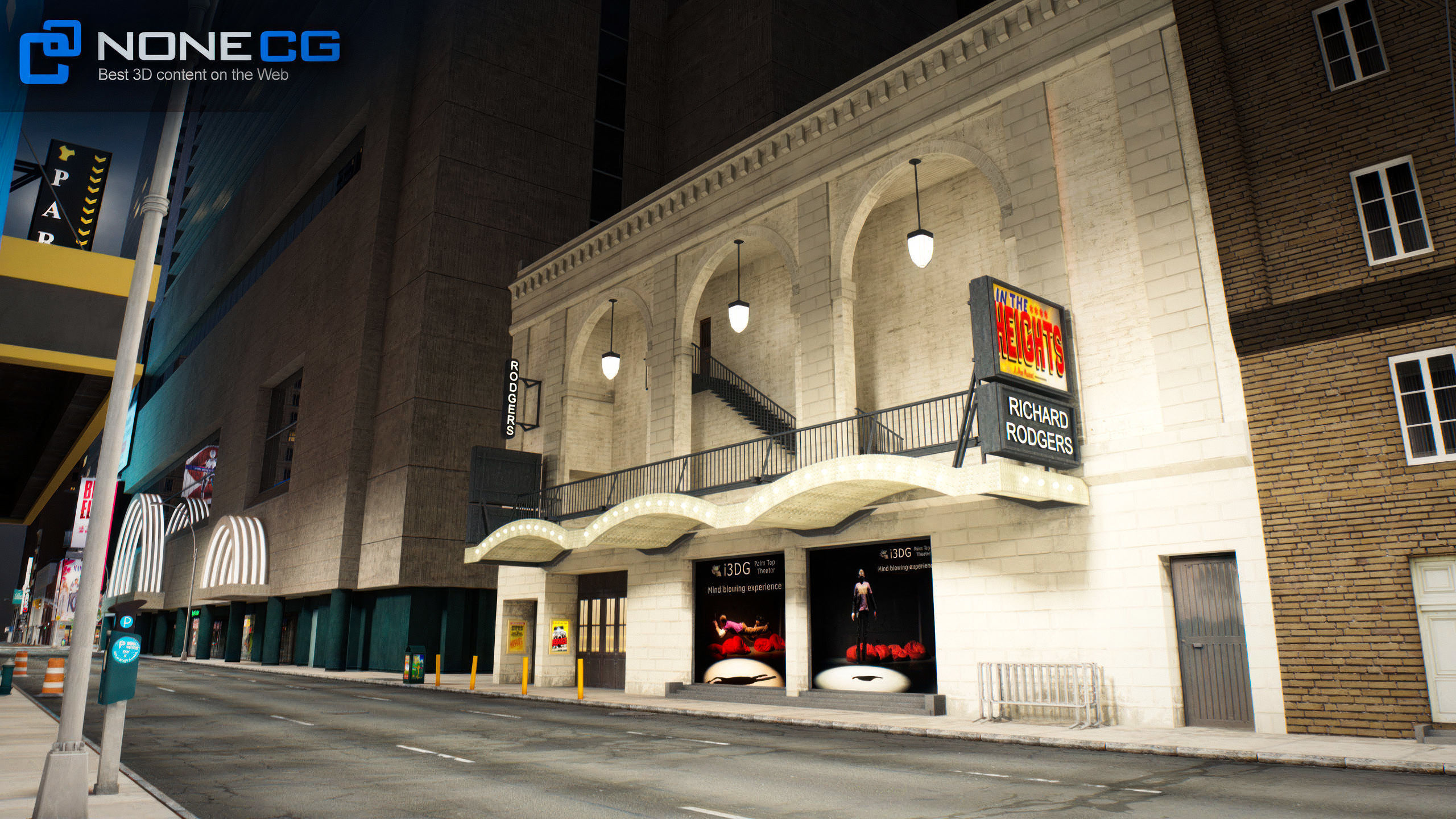 NYC Times Square v2 3D model_40