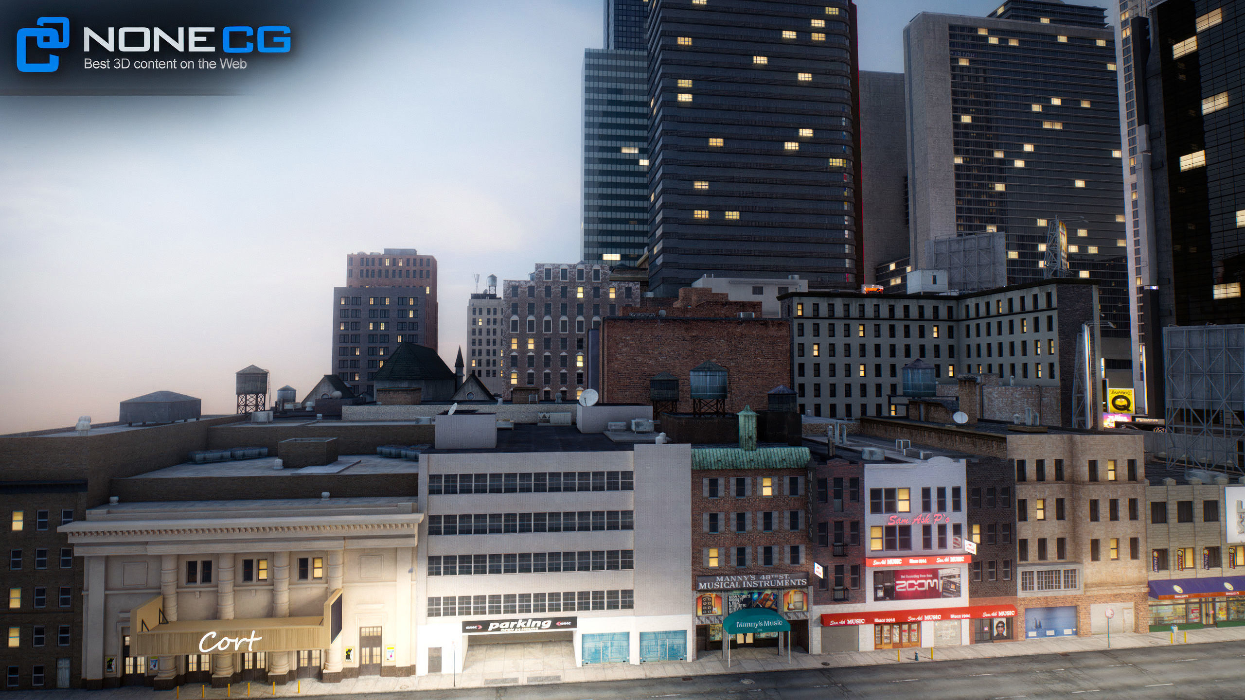NYC Times Square v2 3D model_18