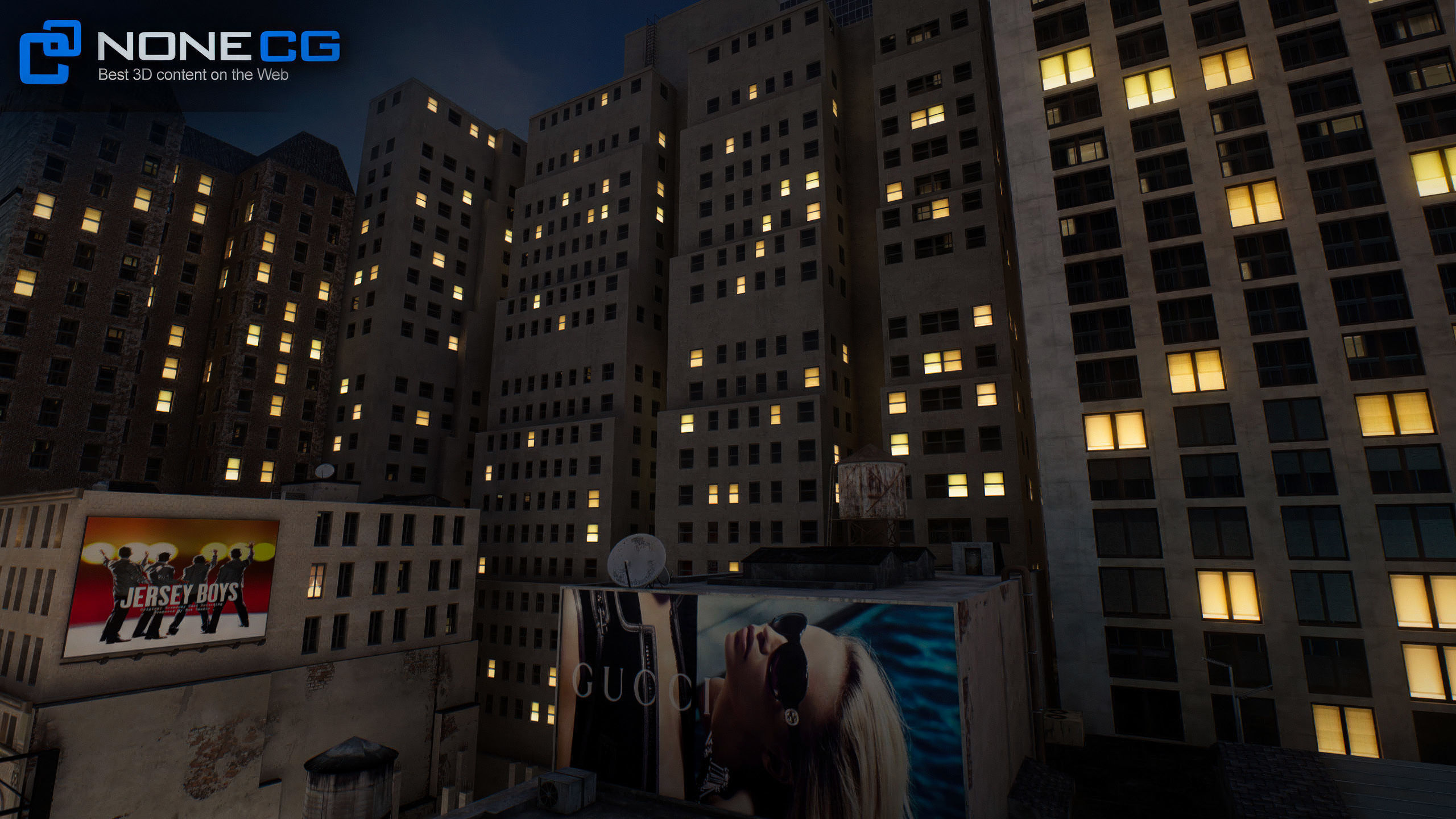NYC Times Square v2 3D model_48