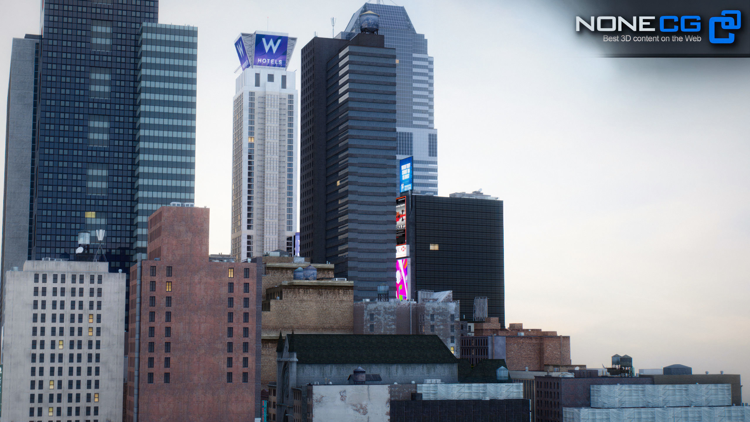 NYC Times Square v2 3D model_37