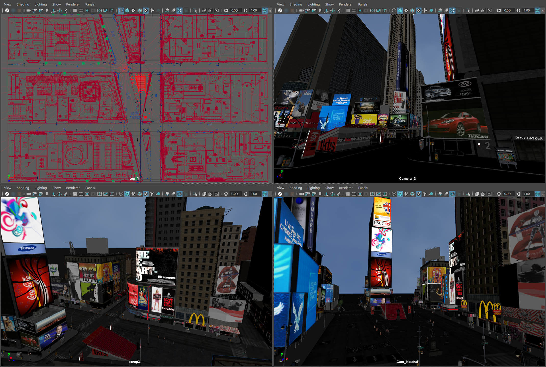 NYC Times Square v2 3D model_59