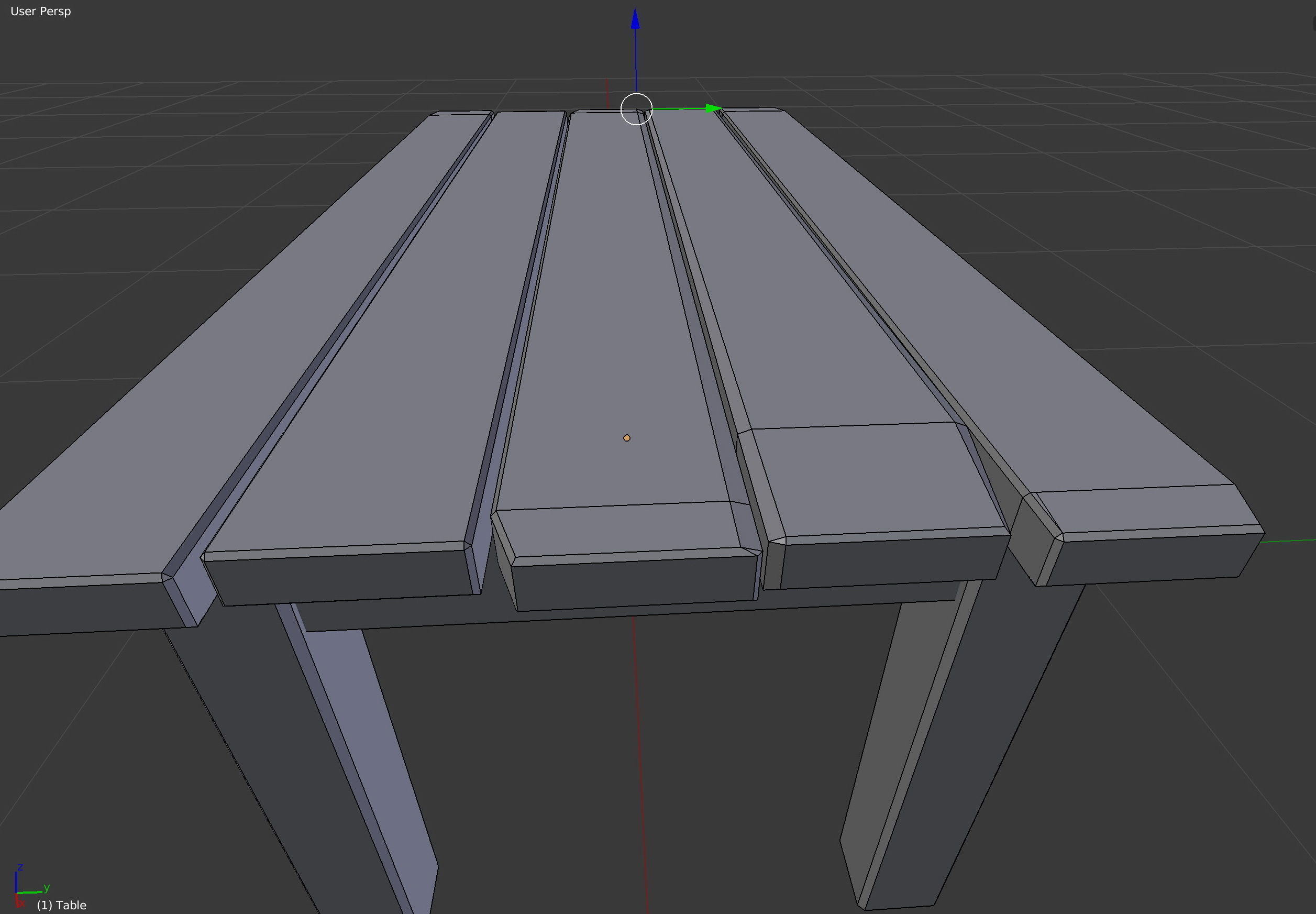 Old Table Free low-poly 3D model_7