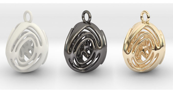 Unique Pendant 3D print model