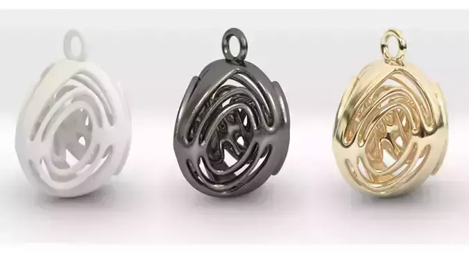 Unique Pendant 3D print model