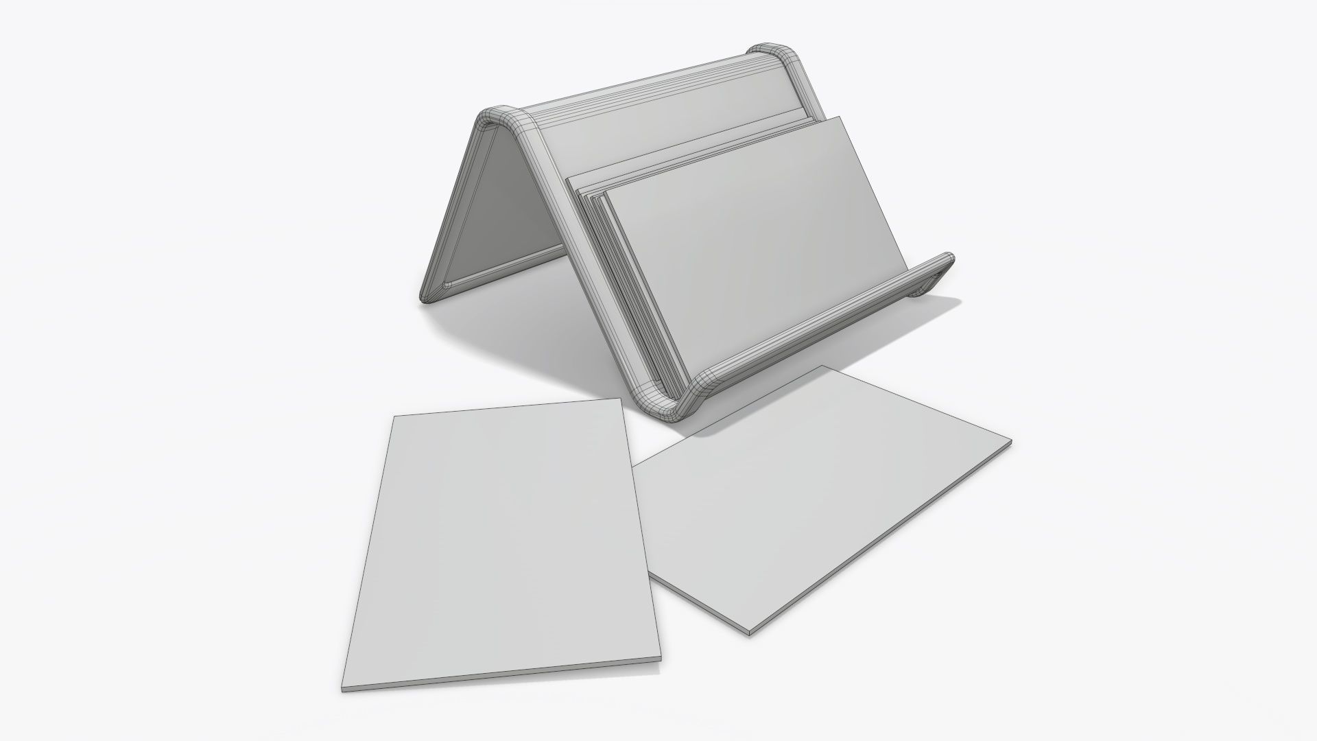 Business card holder 3D model_5