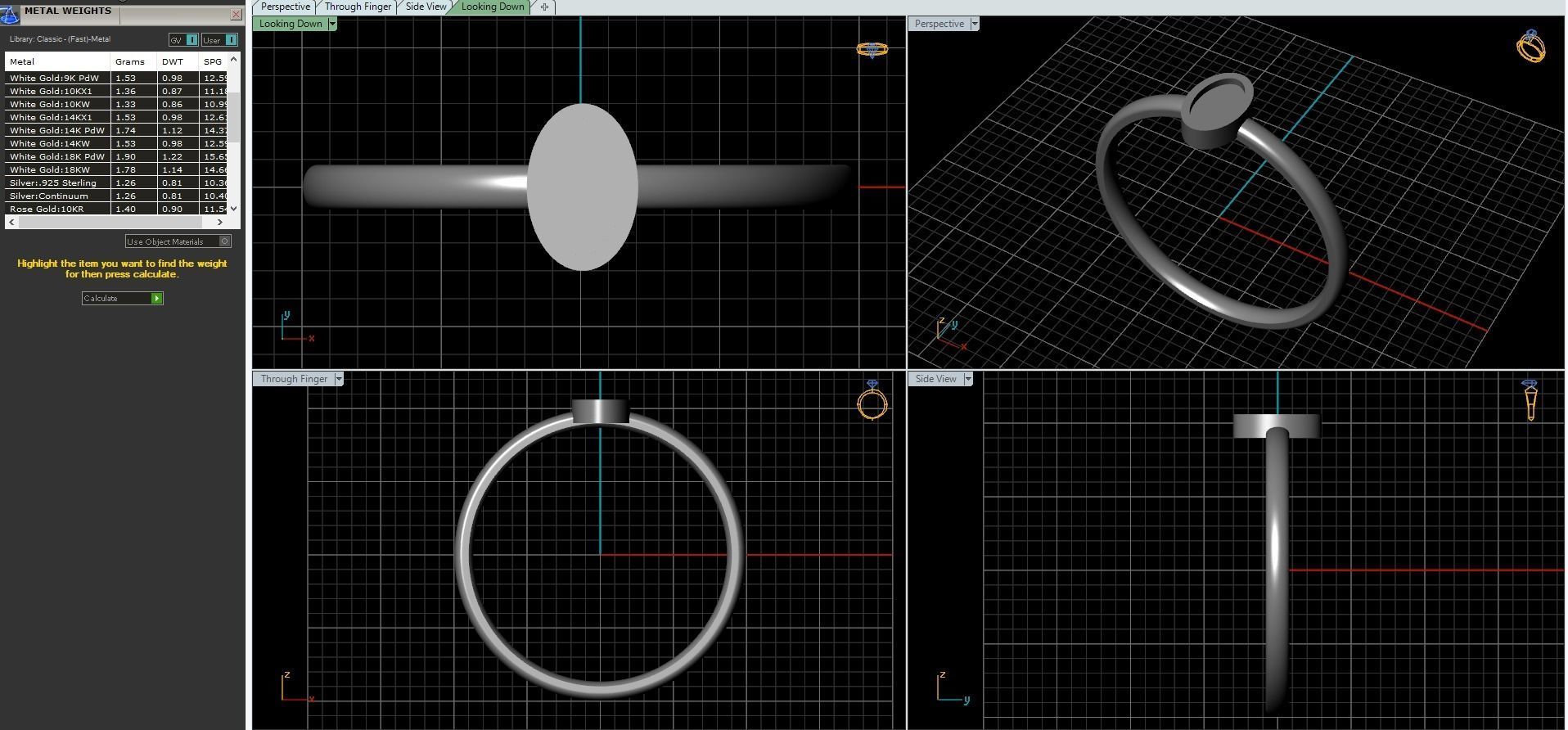 Jewelry geometric set  3D print model_9