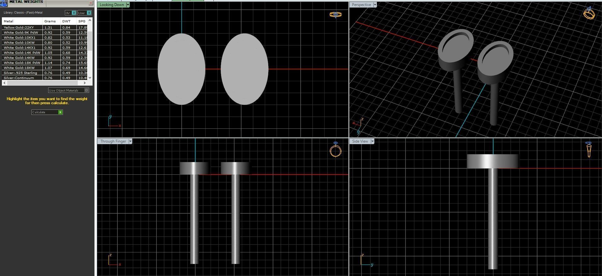Jewelry geometric set  3D print model_15