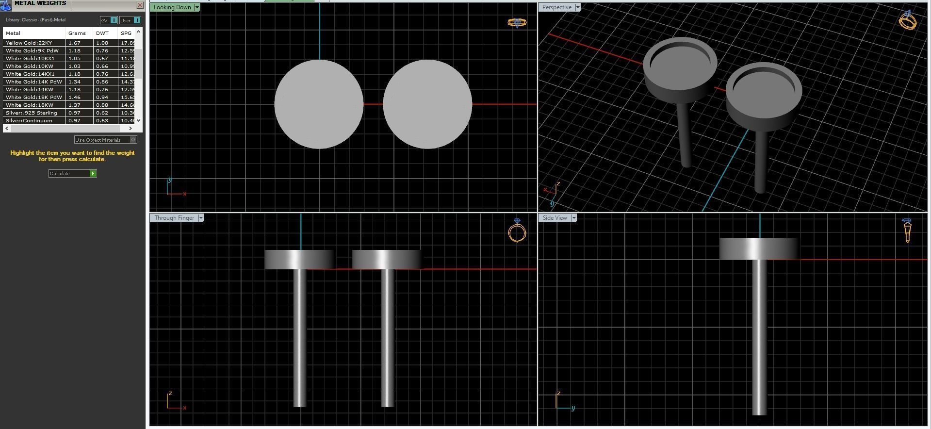 Jewelry geometric set  3D print model_16
