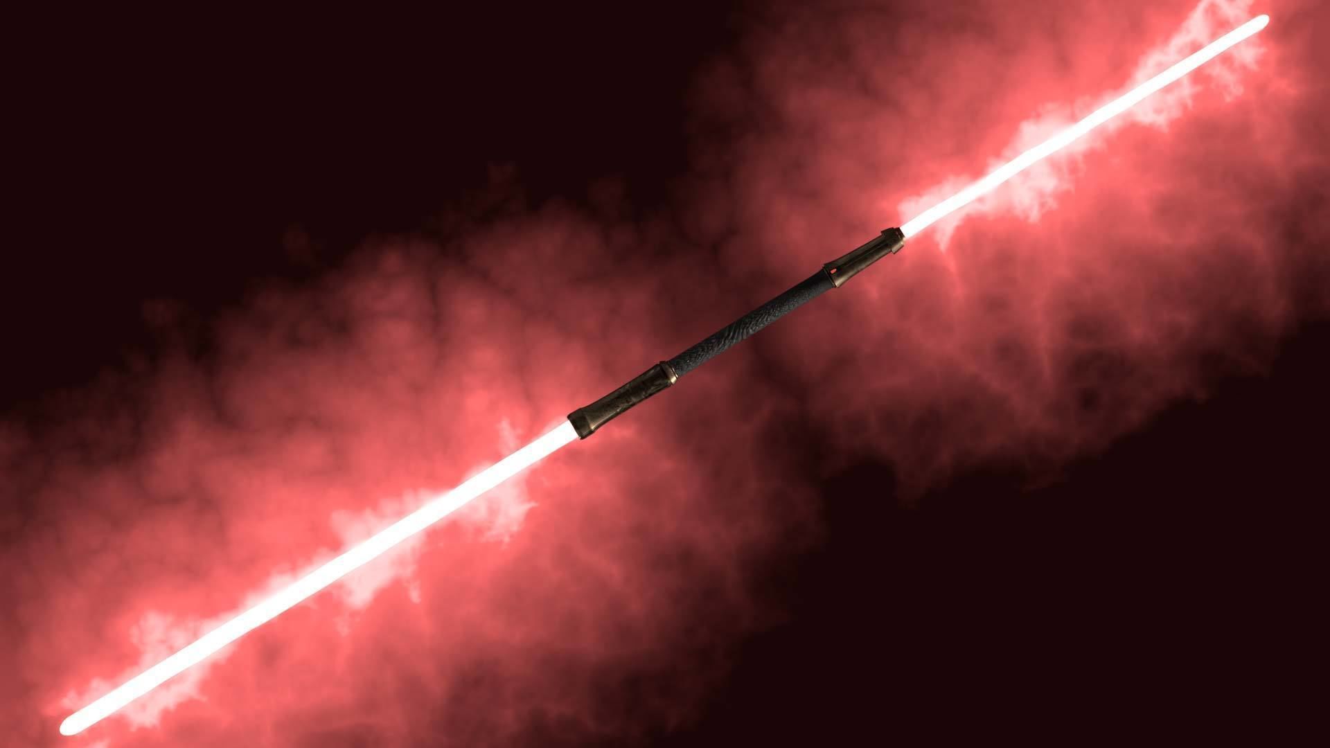 Lightsaber light saber Low-poly 3D model_2
