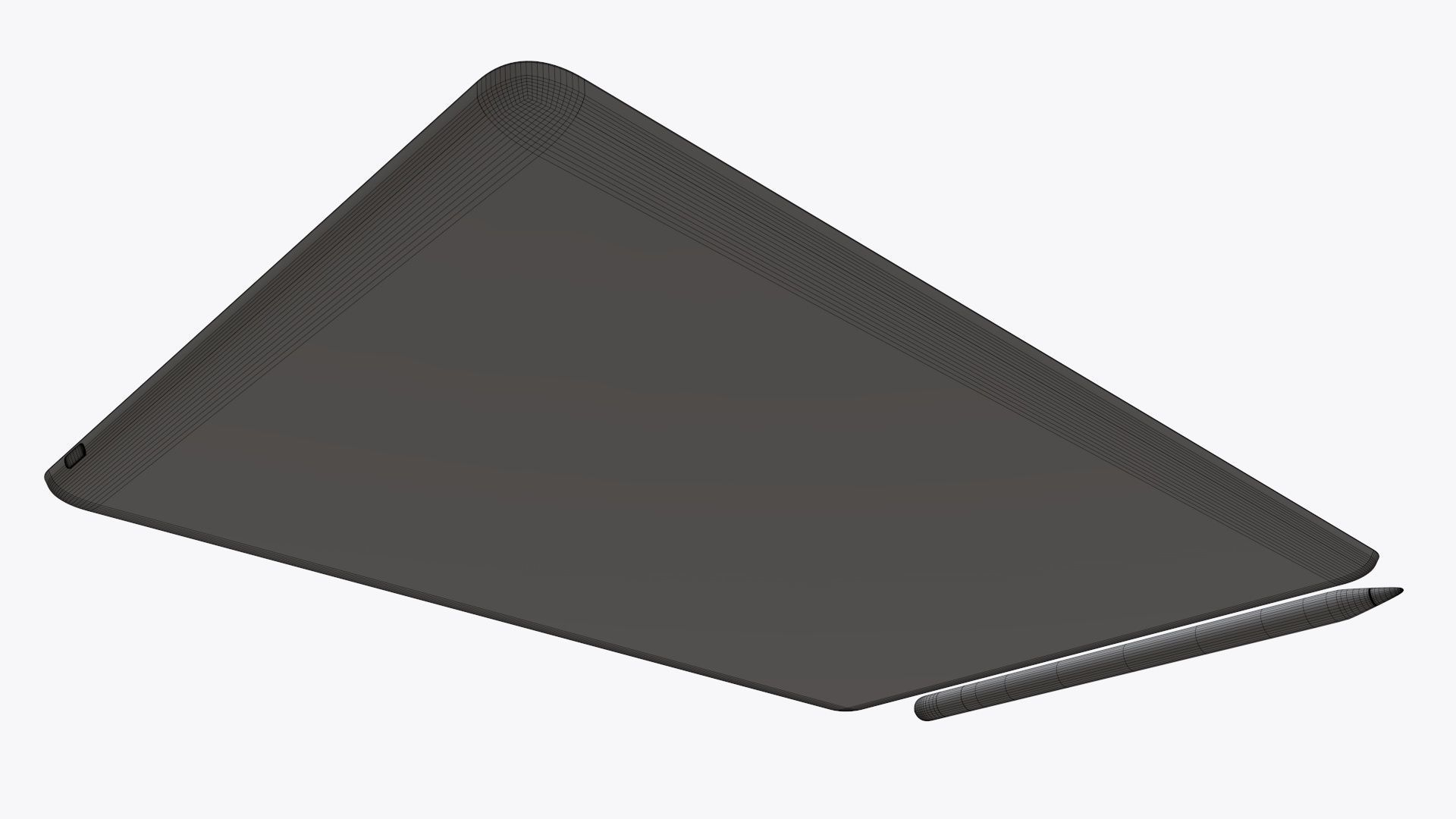 Digital tablet mock up 3D model_8
