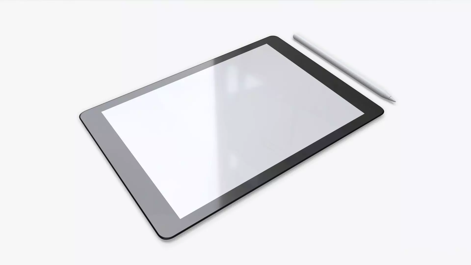 Digital tablet mock up 3D model_0