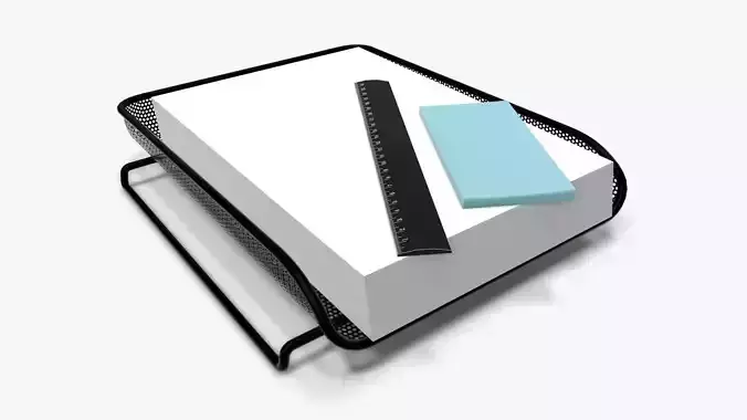 Paper mesh horizontal holder 01