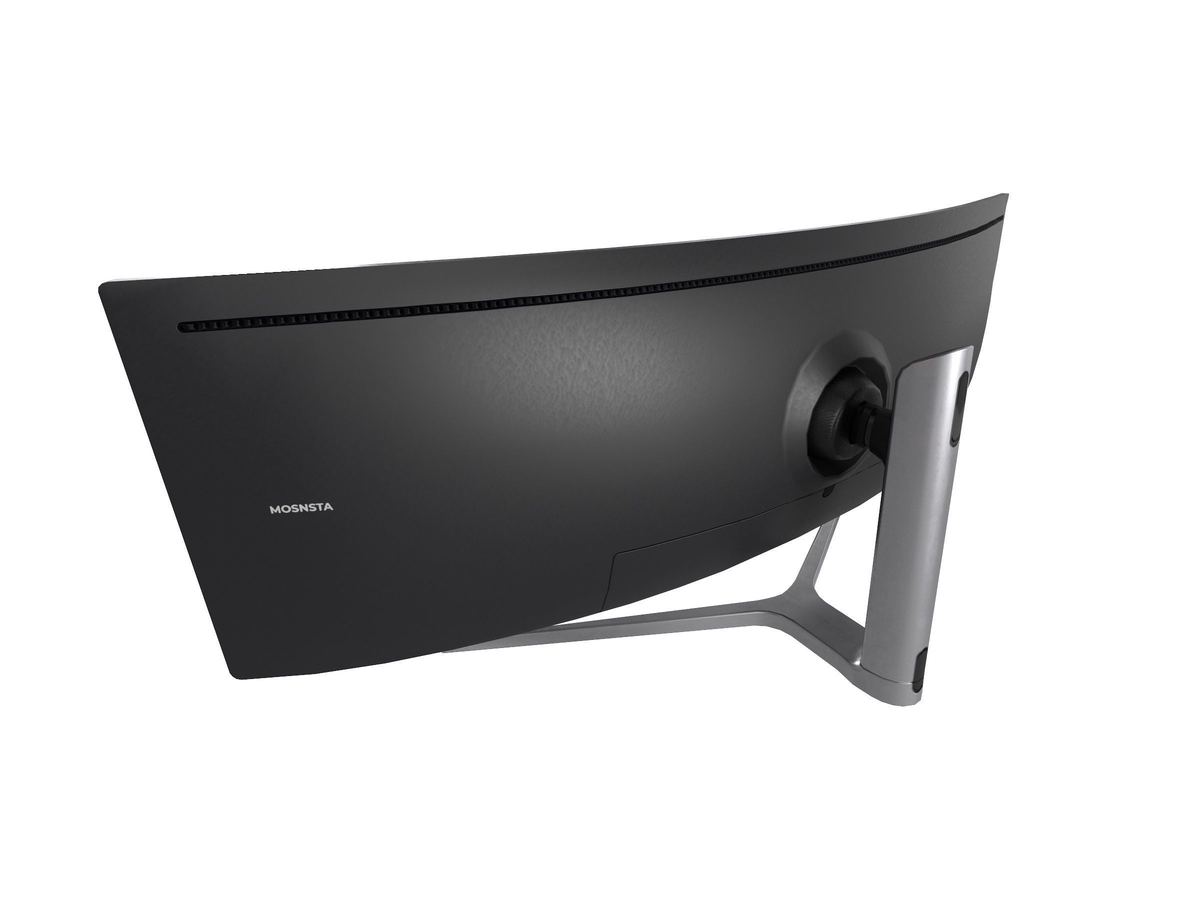 Samsung 49 Inch CHG90 QLED Gaming Monitor  Low-poly 3D model_2