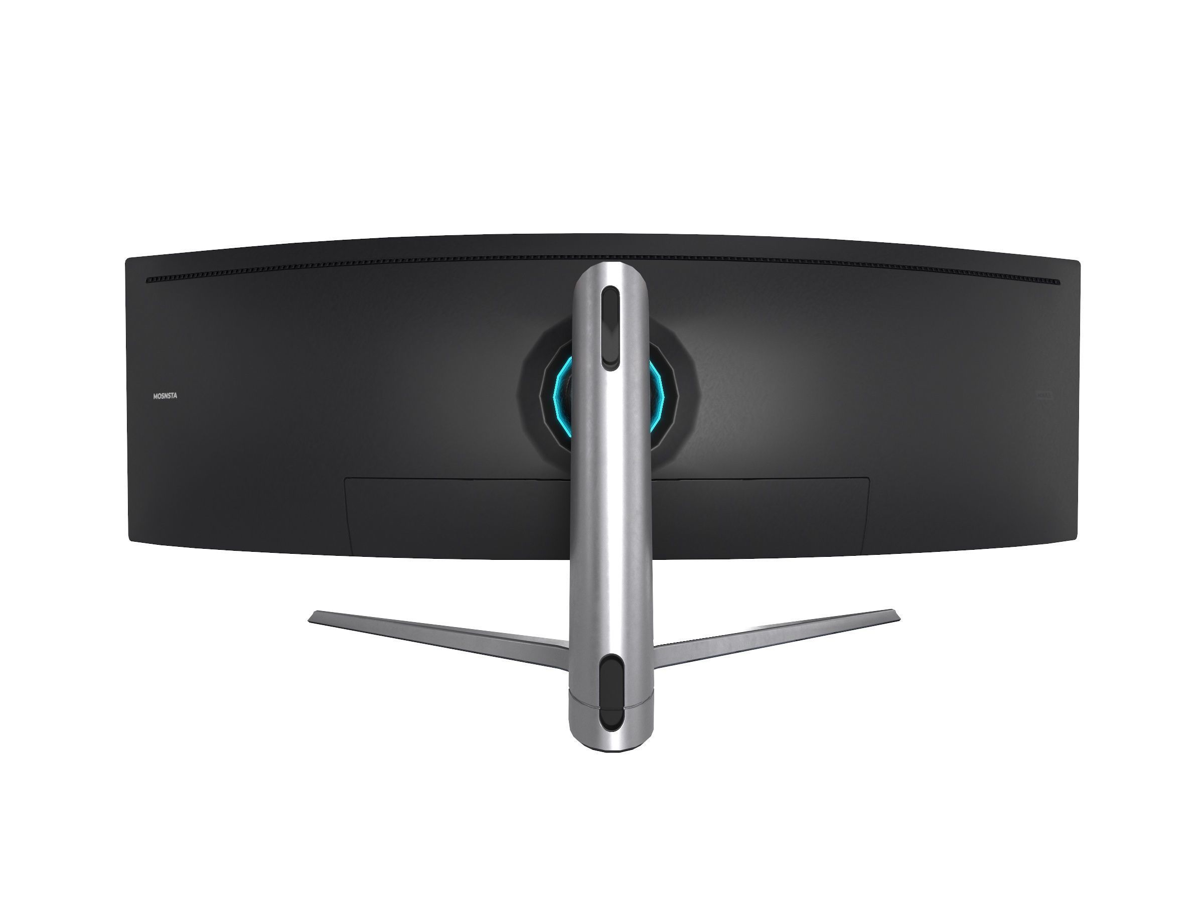 Samsung 49 Inch CHG90 QLED Gaming Monitor  Low-poly 3D model_5