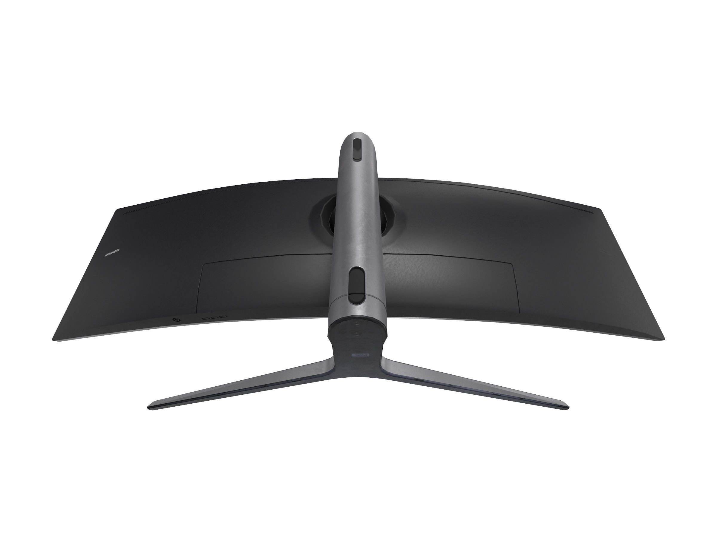 Samsung 49 Inch CHG90 QLED Gaming Monitor  Low-poly 3D model_3