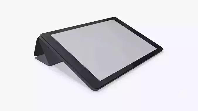 Digital tablet with case mock up 01 3D model