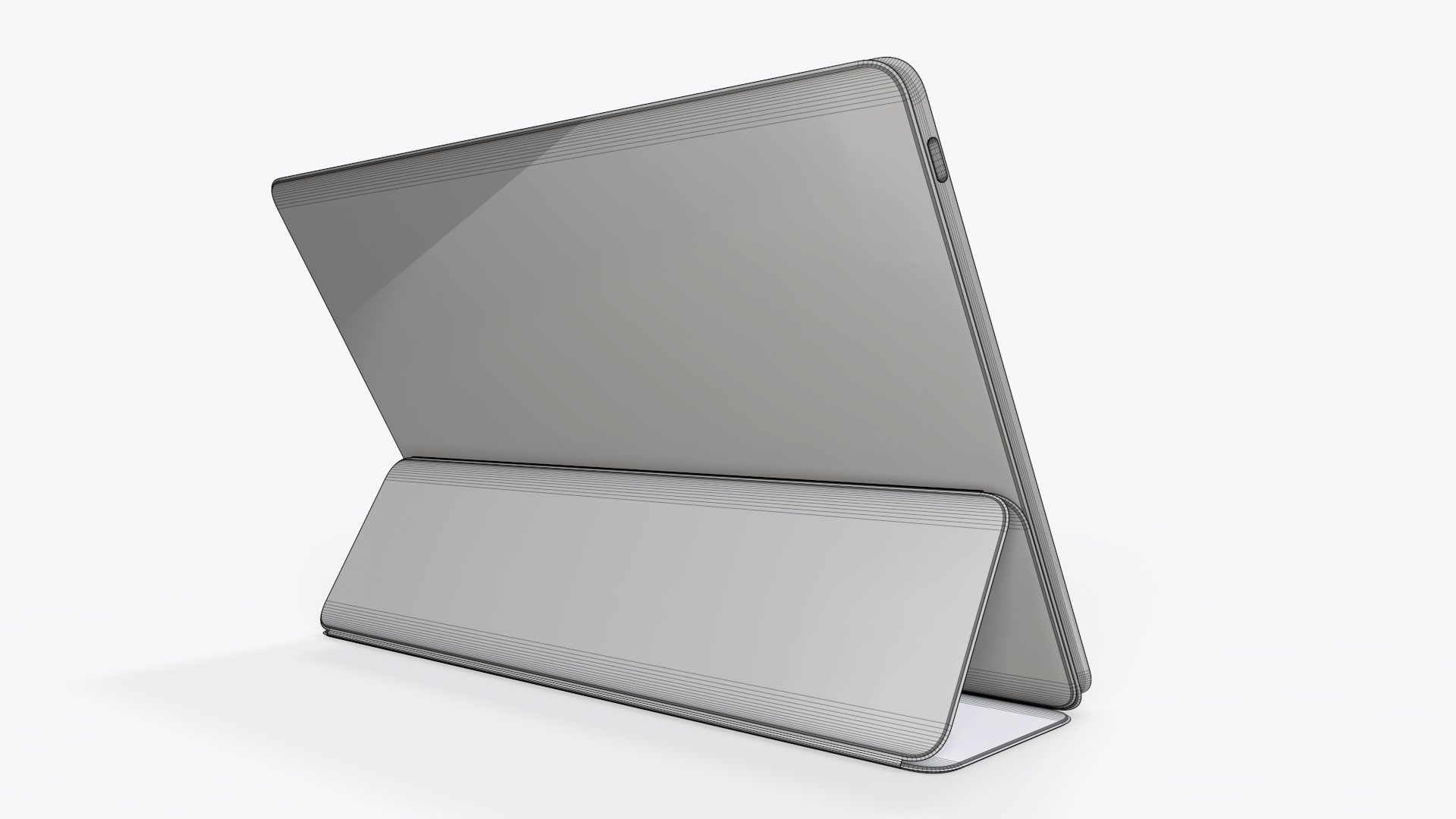Digital tablet with case mock up 02 3D model_6
