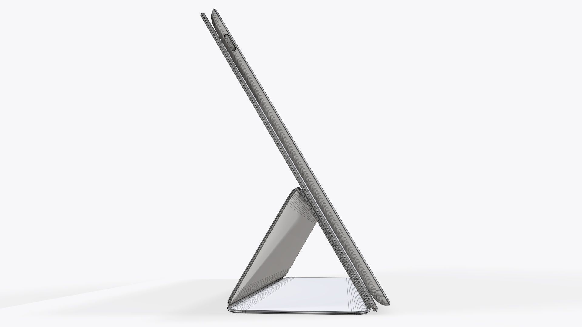 Digital tablet with case mock up 02 3D model_7