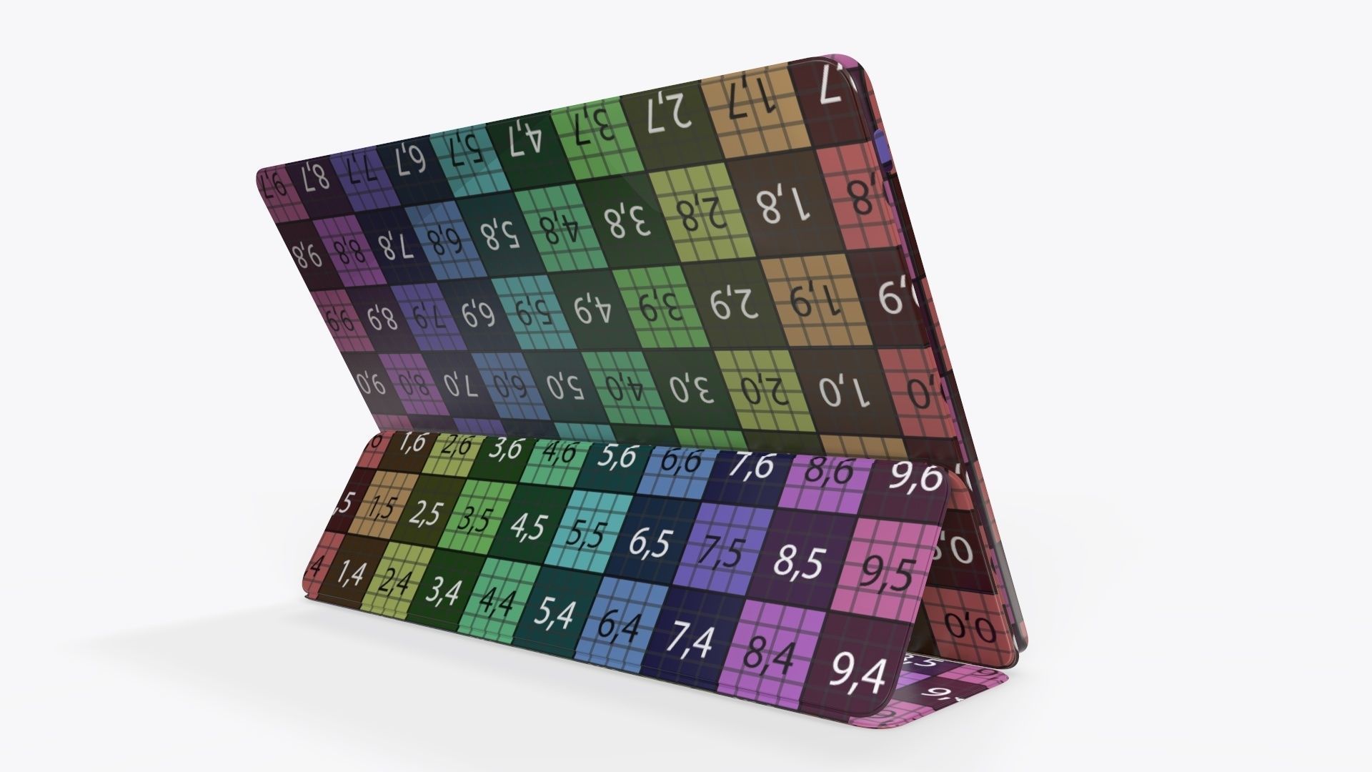 Digital tablet with case mock up 02 3D model_11