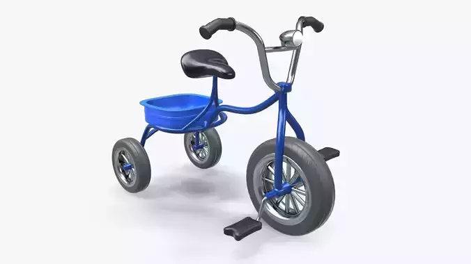 Children bicycle 3D model