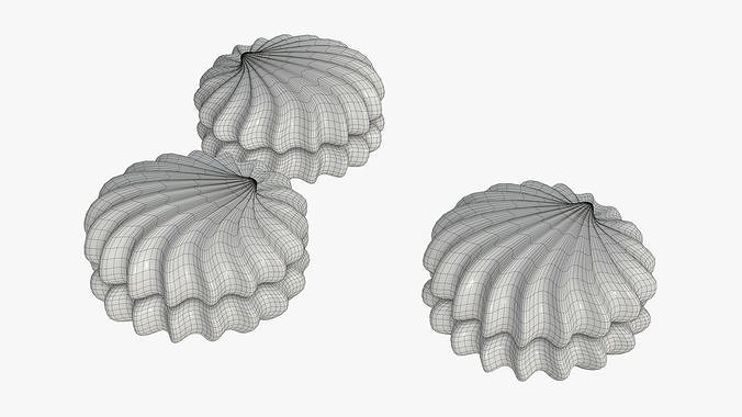 Marshmallows 3D model 5