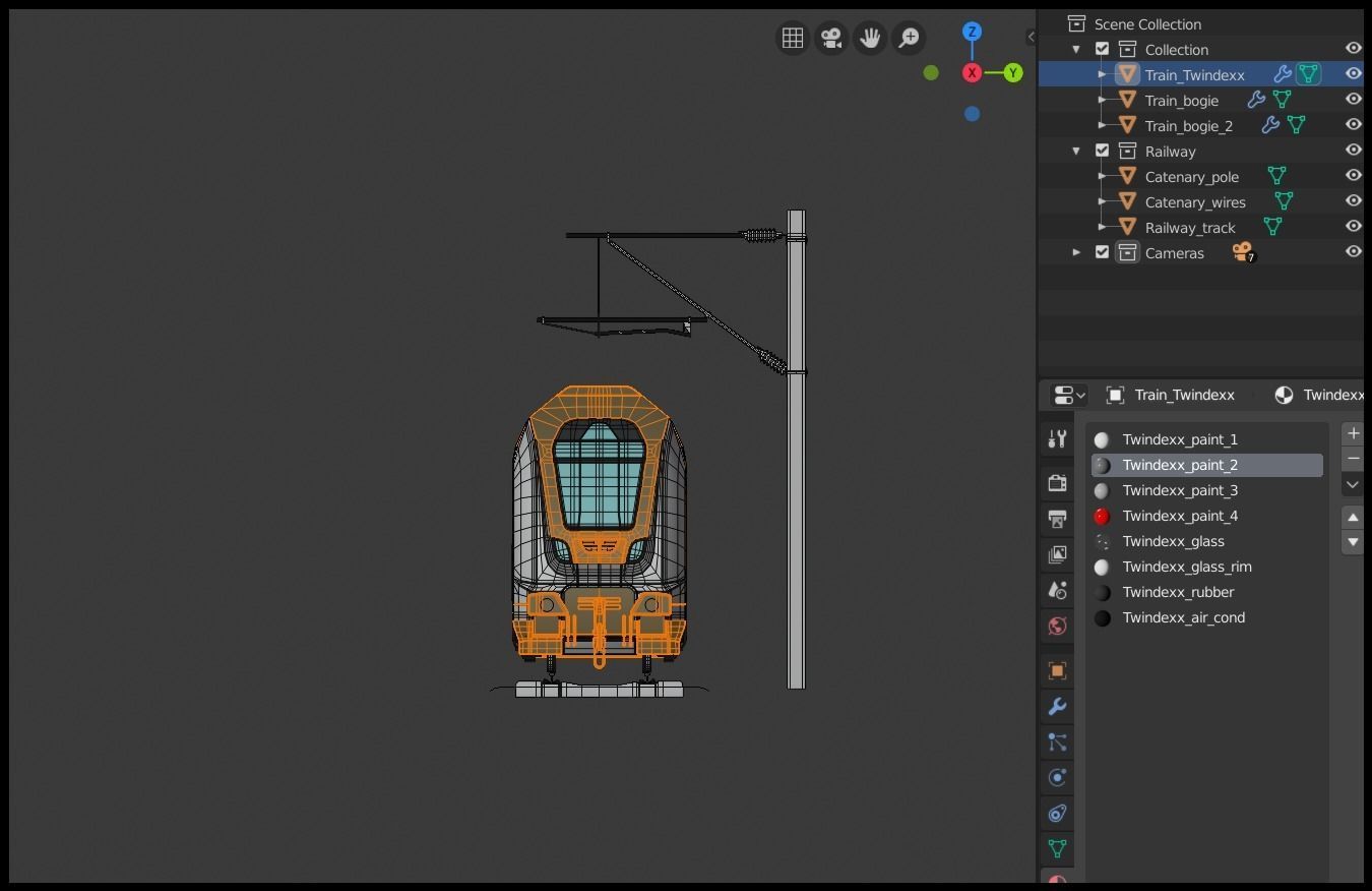 Bombardier Twindexx train 3D model_15