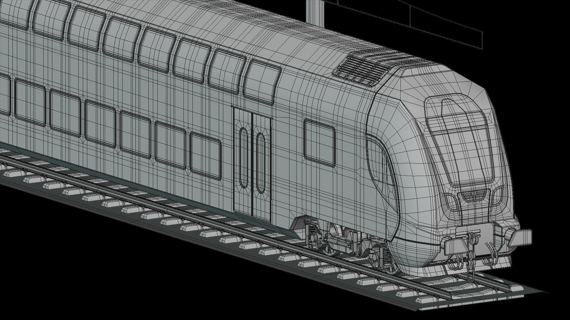 Bombardier Twindexx train 3D model_7