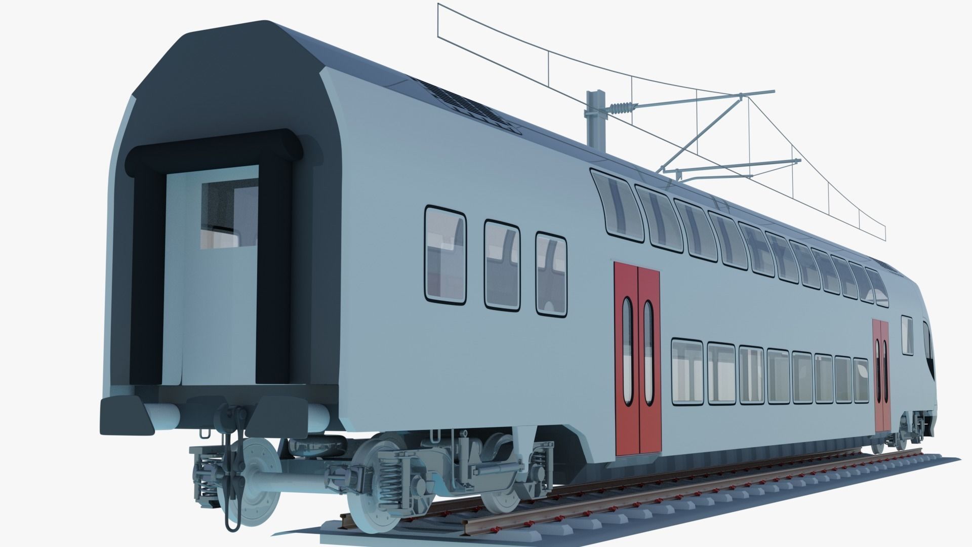 Bombardier Twindexx train 3D model_6
